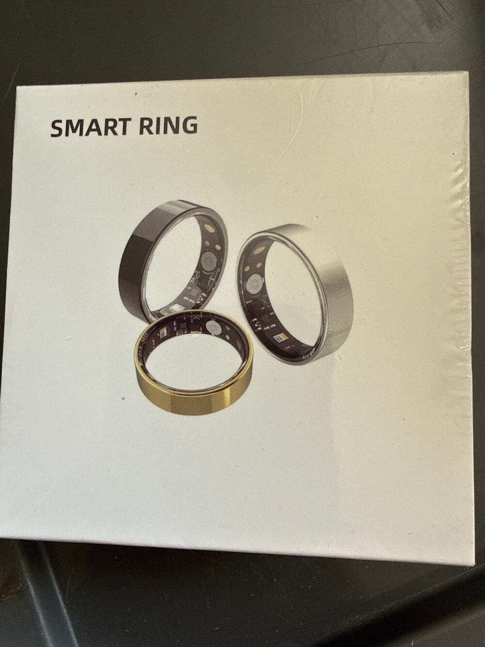 Smart Ring Fitness & Health Tracker | IP68 Waterproof | Size 7 Silver New Sealed